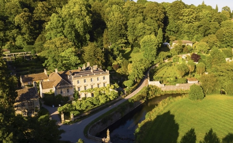 Aerial view of Iford Manor